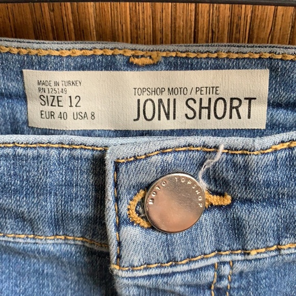 Topshop Joni Shorts — 12 Petite - Picture 2 of 4